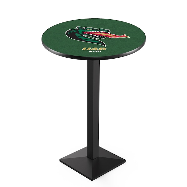 36" Blk Wrinkle UAB Pub Table